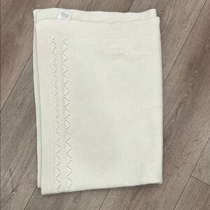 Baby Boden Ivory Knit Blanket